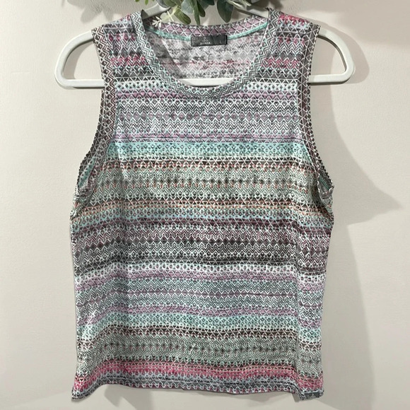 Prana Tops - Prana Rosalie Sleeveless Jersey Knit Tank Top L
